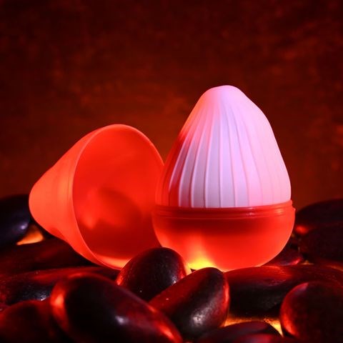 Evolved Zero Tolerance KRAKATOA Mini Male Stroker Egg White Volcano Shape - - Masturbators and Strokers