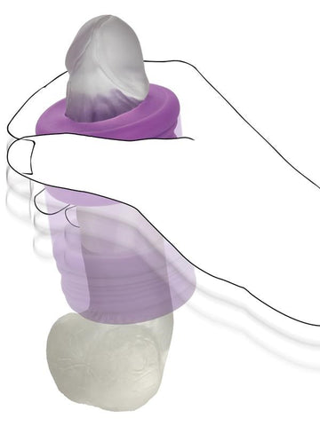 California Exotics Slop Top Dirty Luv Male Stroker with Glow in Dark - Masturbators and Strokers