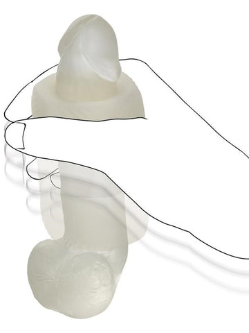 California Exotics Slop Top Nasty Luv Textured Masturbator with Glow Feature - Masturbators and Strokers