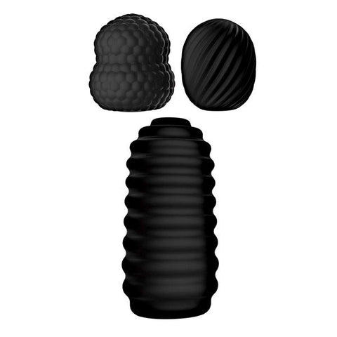 Nasstoys Delite Male Pocket Masturbator Kit Three Textured Masturbators - Masturbators and Strokers