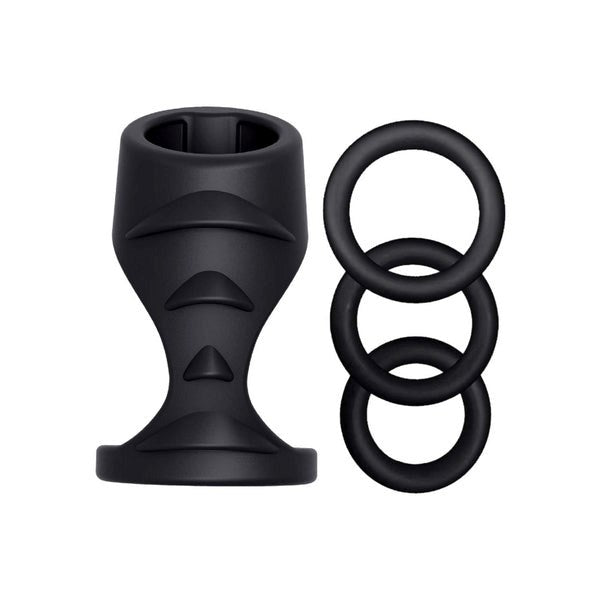 Nasstoys Erection Enhancer Rockhard Masturbator Kit with Cock Rings - - Cock Ring Sets