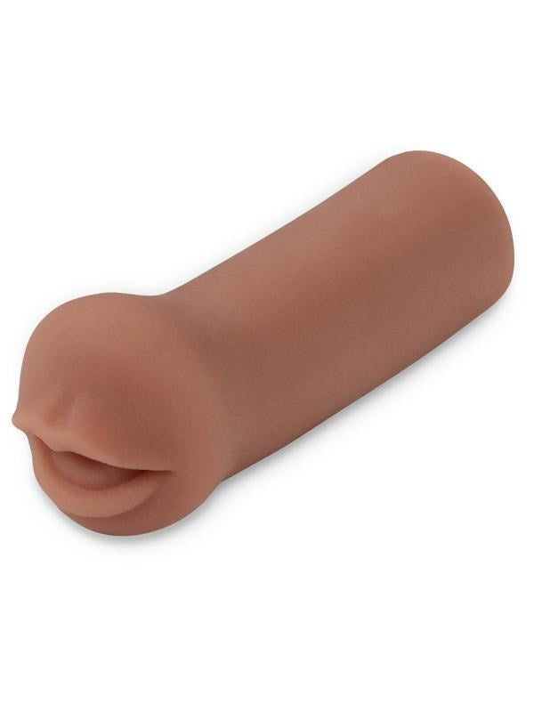 Pipedream Products PDX Extreme Coed Cocksucker Ultra Realistic Stroker Brown - - Masturbators and Strokers