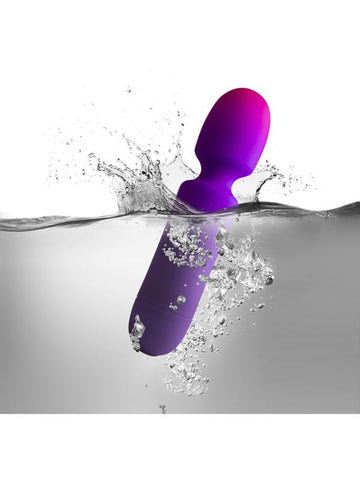 Rocks Off 10 Functions Glo Girl Body Wand Vibrator with Flexible Head - Body Wands