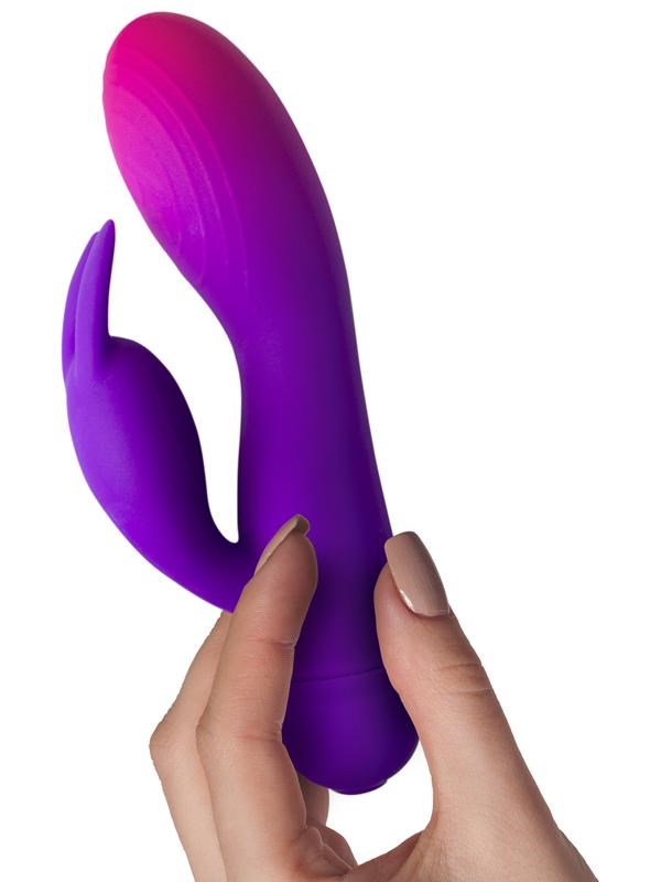Rocks Off 20 Functions Glo Girl Rabbit Vibrator Dual Motor Clitoral - Rabbit Vibrators