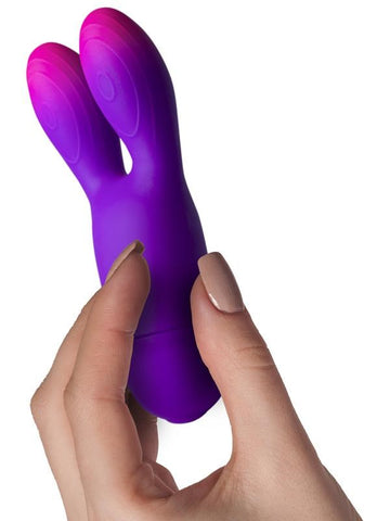Rocks Off Glo Girl Bunny 10 Function Rabbit Ear Vibrator Dual Motor - Rabbit Vibrators