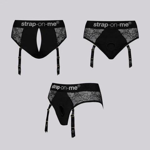 Strap On Me Lace and Microfiber Strap On Harness Diva XS Elegant Design - Strap On Sextoys