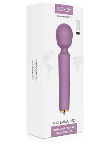 Svakom Emma Neo Mini Vibrating Body Wand Massager Compact Powerful Vibrator - Body Wands