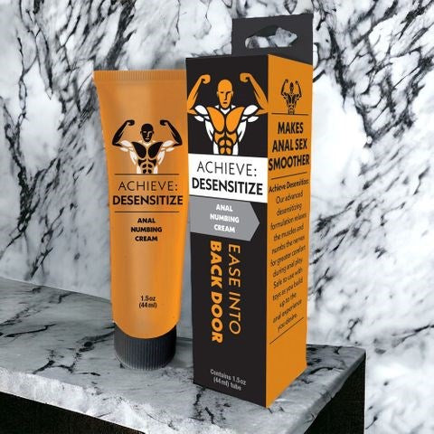 Little Genie Achieve Desensitize Anal Numbing Cream 44ml - - Anal Lubes