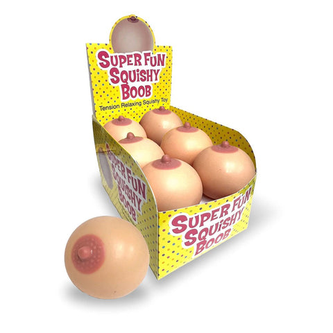 Little Genie Super Fun Squishy Boobie Stress Balls Counter Display - Party Gifts and Novelties