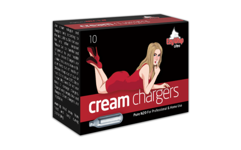 Best Whip Ezywhip Ultra Cream 8g N2O Chargers for Sensual Food Play - Massage Oils and Lubricants
