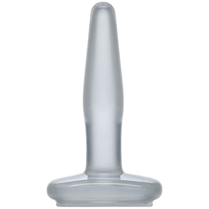 Doc Johnson Crystal Jellies 4 Inch Small Beginners Butt Plug Teardrop Shape - Butt Plugs