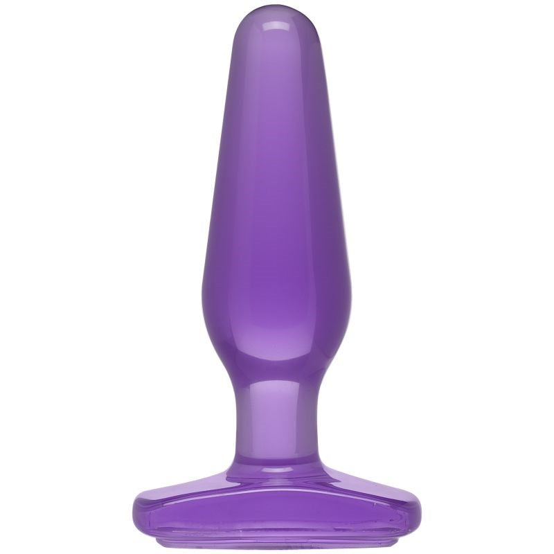 Doc Johnson Crystal Jellies 5 Inch Medium Butt Plug Tapered Tip Design - Butt Plugs
