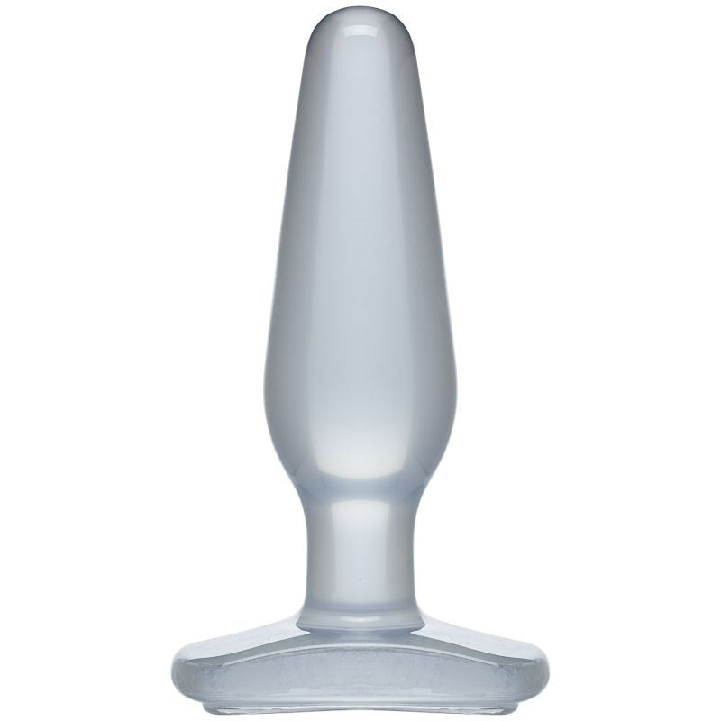 Doc Johnson Crystal Jellies 5 Inch Medium Butt Plug Tapered Tip Design - Butt Plugs