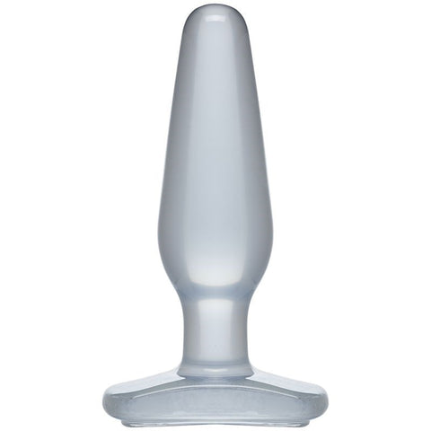 Doc Johnson Crystal Jellies 5 Inch Medium Butt Plug Tapered Tip Design - Butt Plugs