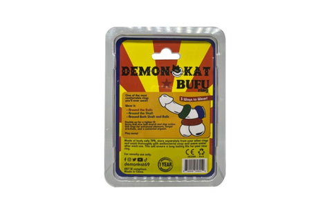 Demon Kat BuFu Soft and Stretchy Cock Ring for Enhanced Performance - Stretchy Cock Rings