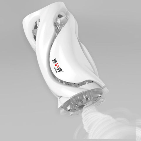 Drywell Hurricane Male Masturbator with Spiral Texture and Hollow Design - Masturbators and Strokers