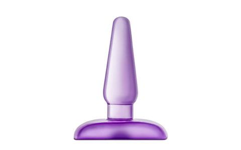 Blush Novelties B Yours Eclipse Anal Pleaser Butt Plug Small Purple Body Safe - Butt Plugs