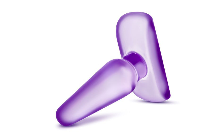 Blush Novelties B Yours Eclipse Anal Pleaser Butt Plug Small Purple Body Safe - Butt Plugs