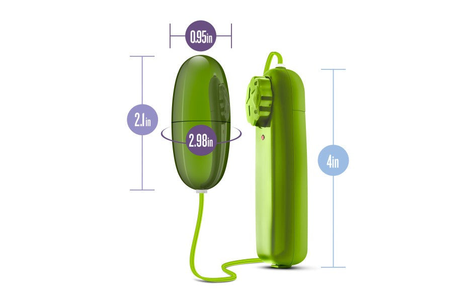 B Yours Multi Speed Power Bullet Vibrator Lime - - Bullet Vibrators