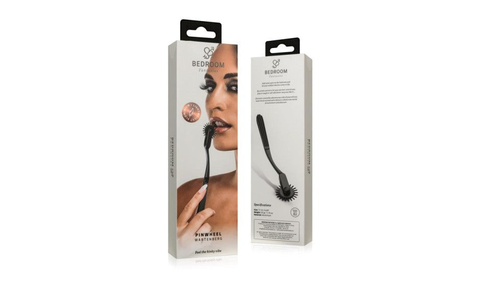 Bedroom Fantasies Aluminium BDSM Pinwheel Black Sensation Stimulator - - Dental and Clinical
