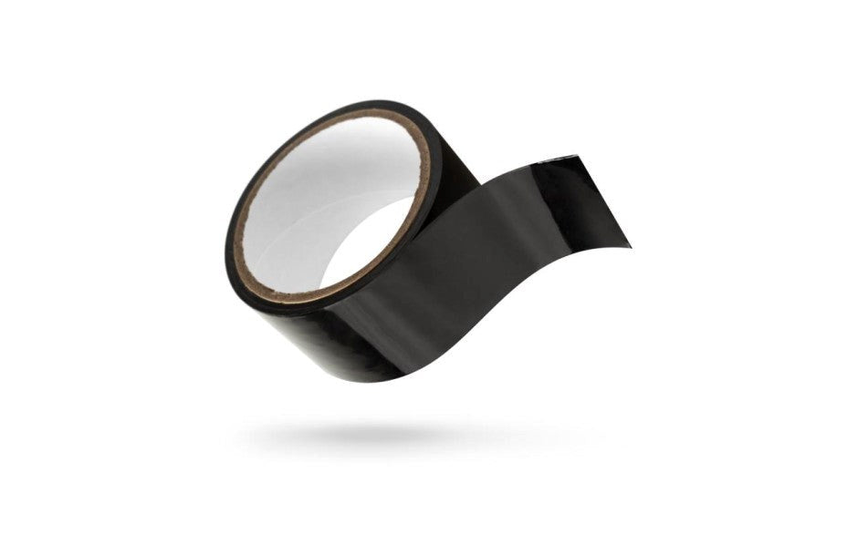 Bedroom Fantasies Bondage Tape 20m Black Self Adhesive Restraint Tape - - Cuffs And Restraints