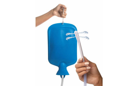 XR Brands CleanStream Deluxe Shower Enema Bag Kit with Flow Control System - Enemas and Douches