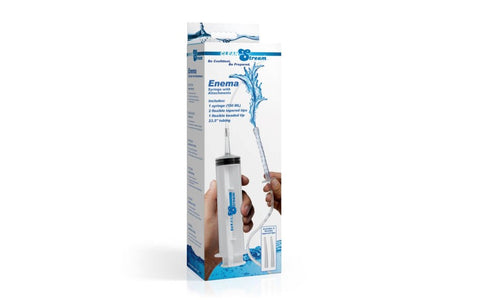 XR Brands CleanStream Enema Syringe With Attachments Anal Cleansing Kit - Enemas and Douches