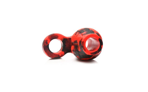 XR Brands Creature Cocks Hell Hound Silicone Penis Sleeve and Ball Stretcher - Penis Sleeves and Extenders