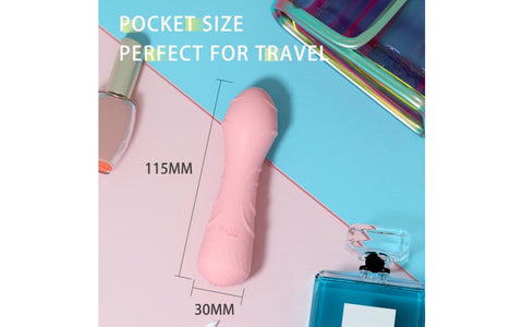 Drywell Barbie Yellow Vibrating Bullet Massager Dual Speed Clitoral Stimulation - Bullet Vibrators