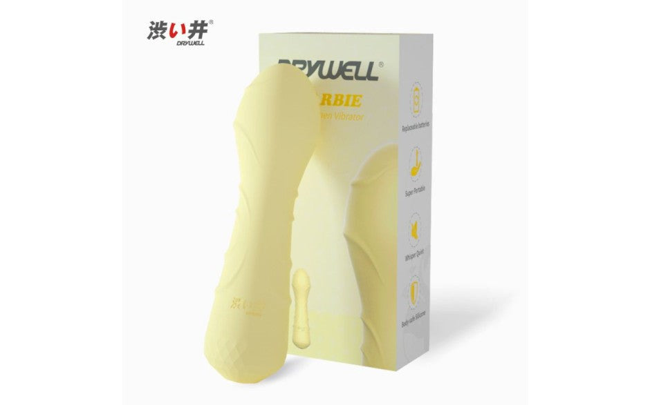 Drywell Barbie Yellow Vibrating Bullet Massager Dual Speed Clitoral Stimulation - - Bullet Vibrators