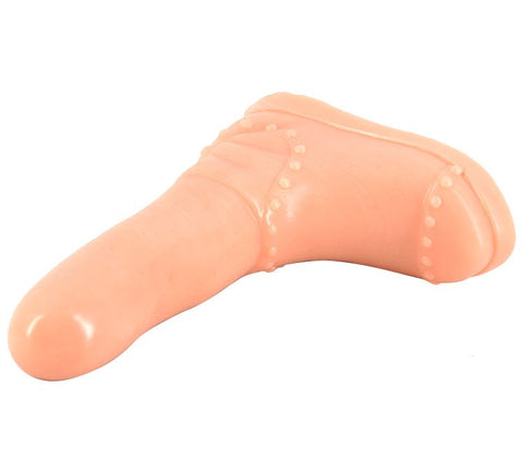 FAAK Boot Shape Realistic PVC Dildo for Unique Textured Penetration - Realistic Dildos
