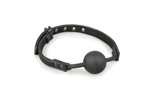 Fetish Collection Bondage Ball Gag With Silicone Ball Premium Restraint - - Bondage Gags and Bits
