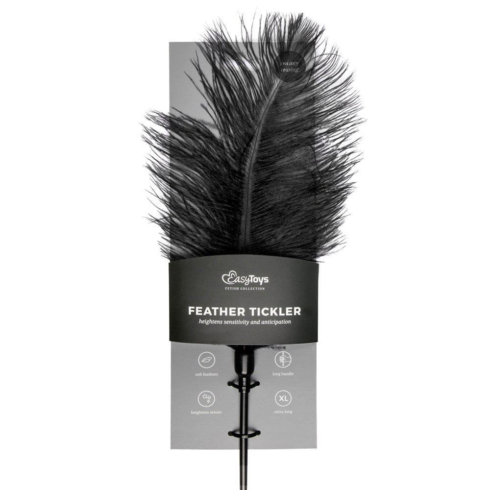 Fetish Collection Bondage Play Feather Tickler Premium Sensory Sex Toy - - Ticklers