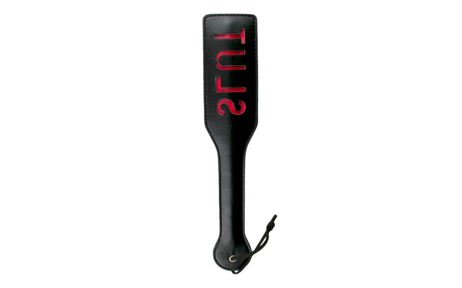 Fetish Collection Fetish Play Slut Paddle Black Impact Play Sex Toy - - Paddles And Slappers