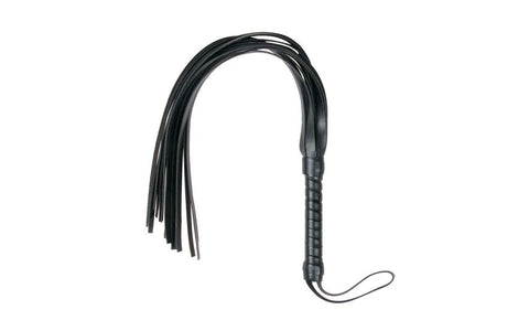Fetish Collection Leather Flogger Bondage Whip Premium Impact Play - Whips And Crops