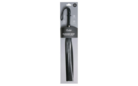 Fetish Collection Leather Flogger Bondage Whip Premium Impact Play - Whips And Crops