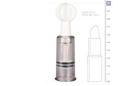 Fetish Collection Nipple and Clit Suckers 3 Piece with Suction Control - Nipple and Clit Clamps