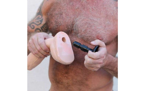 Hung System HS03 Suction Cup Anal Dildo with Modular Design - Anal Dildos