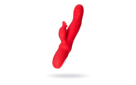 JOS Redli Heating and Rotating Rabbit Tickler Vibrator with Dual Motors - - Rabbit Vibrators