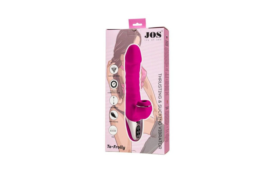 JOS To Frolly Thrusting and Sucking Rabbit Vibrator with Dual Stimulation - - Rabbit Vibrators