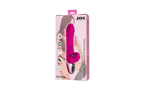 JOS To Frolly Thrusting and Sucking Rabbit Vibrator with Dual Stimulation - Rabbit Vibrators
