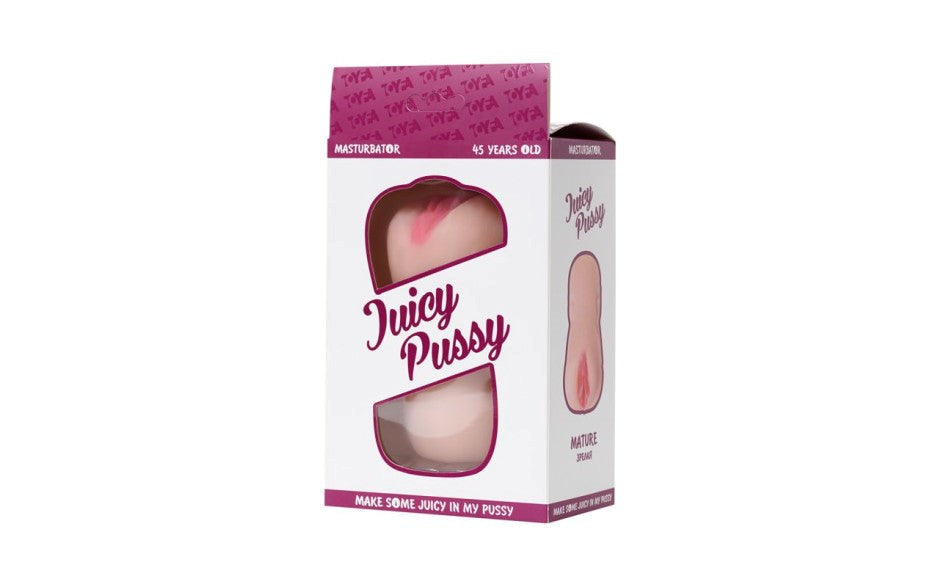 ToyFA Juicy Mature Dual Ended Male Masturbator Premium TPR Construction - - Masturbators and Strokers
