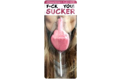 Kheper Games Fuck You Sucker Strawberry Candy - Party Gifts and Novelties