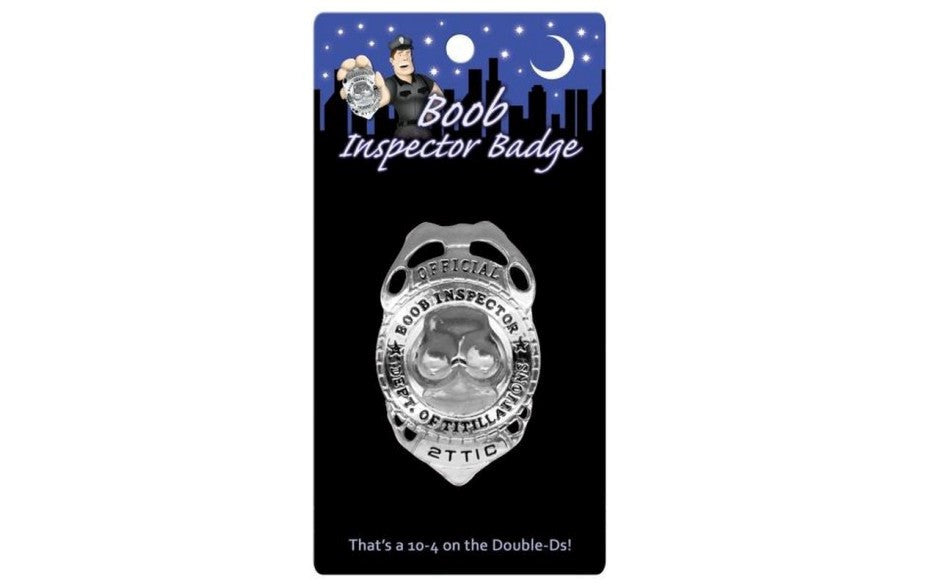 Kheper Games Boob Inspector Badge Accessory - - Party Gifts and Novelties