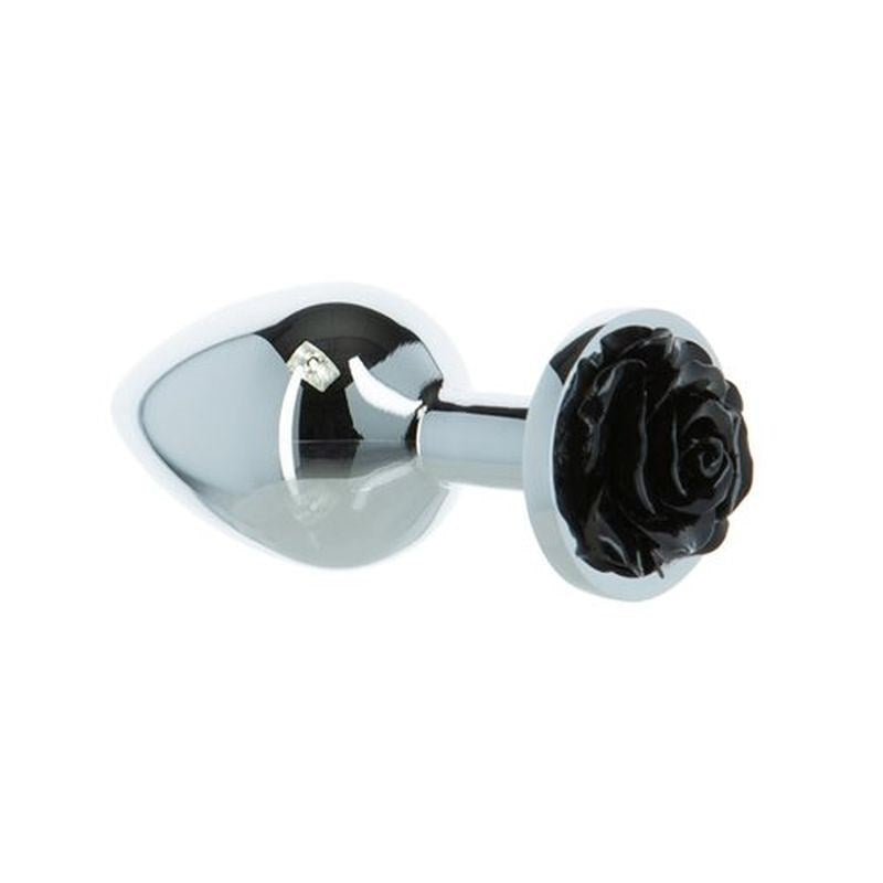 BMS Factory LUX Active 3 Inches Rose Metal Butt Plug Premium Anal Toy - - Butt Plugs