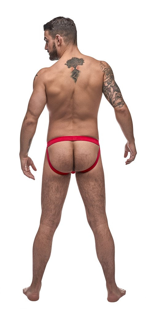 Male Power Pure Comfort Male Sport Jock Red Athletic Support - Jocks and G-Strings