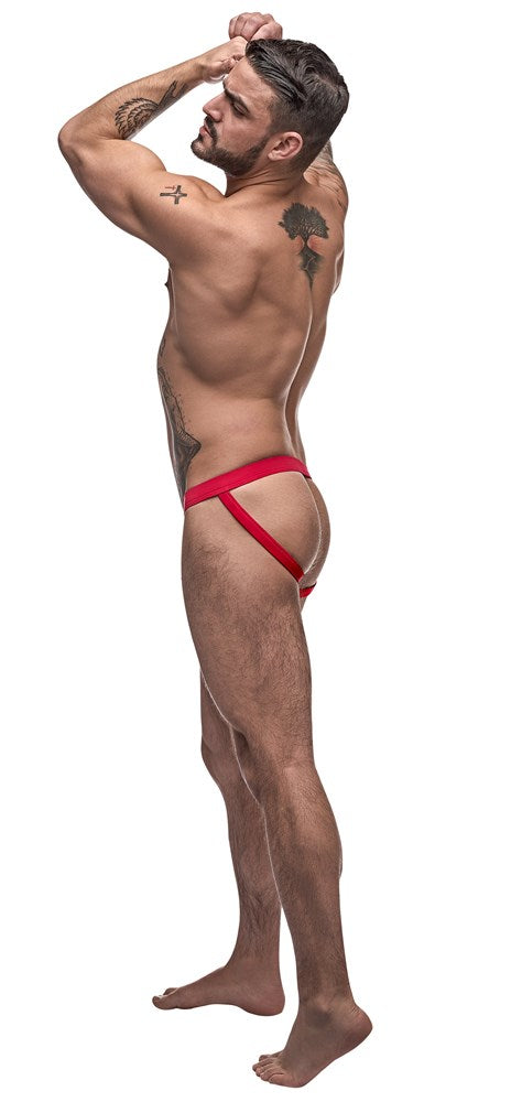 Male Power Pure Comfort Male Sport Jock Red Athletic Support - Jocks and G-Strings