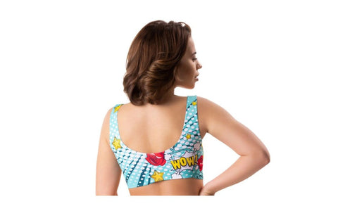 Mememe Lingerie Comfortable Fit Comics Like Crop Top with Advanced Comfort - Bras and Bra Sets