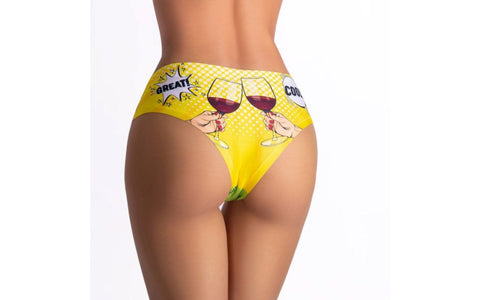 Mememe Lingerie Comics Friday Girl Slip Breathable Womens Panties Advanced Comfort - G-Strings, Panties and Shorts