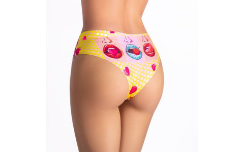 Mememe Lingerie Comics Hot Girl Slip Womens Panties Seamless Comfort - G-Strings, Panties and Shorts